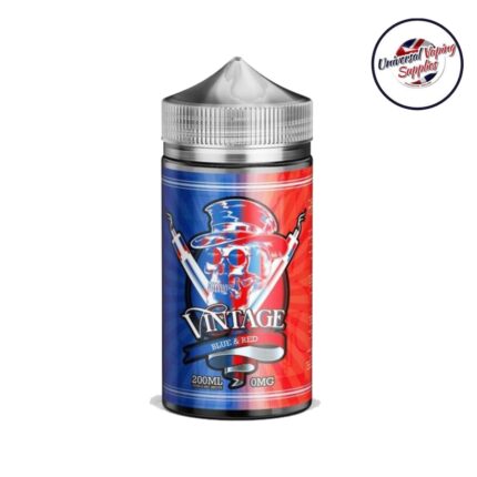 Vintage 160ml E-liquids Blue & Red