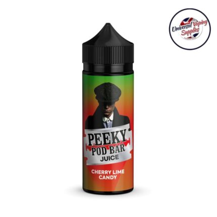 Peeky Pod Bar Juice-120 ML Cherry Lime Candy
