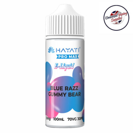 Hayati Pro Max E-liquid 100ml Blue Razz Gummy Bear